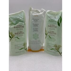 Lot 3 GiGi EUCALYPTUS Paraffin Wax with Tea Tree Oil, 16 oz Skin Nail Treatment